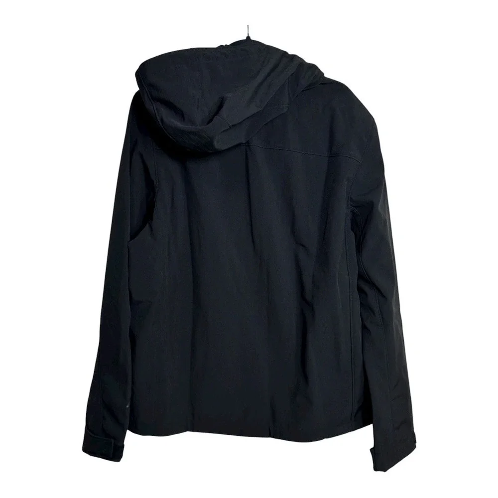 Gerry Mens Black Softshell Hooded Jacket‎ Size L G Outdoor Activewear